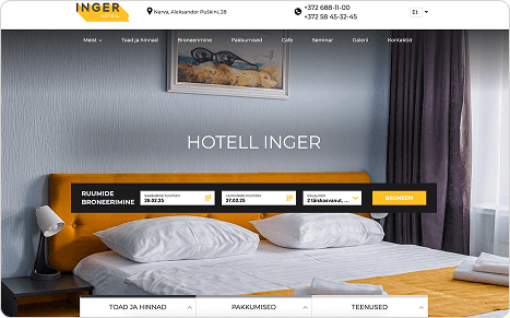 Website INGER Hotel